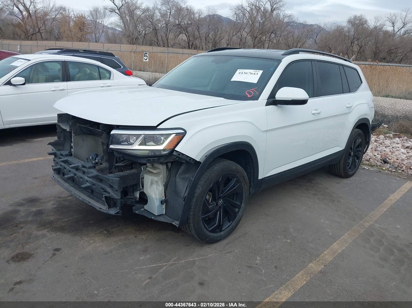 2022 VOLKSWAGEN ATLAS 3.6L V6 SE W/TECHNOLOGY — Photo 2