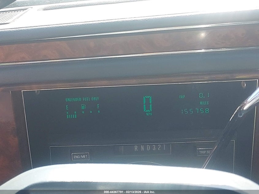 1992 Cadillac Brougham VIN: 1G6DW547XNR701624 Lot: 44367791