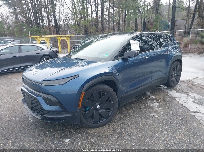 Vin: vcf1zbu21pg004254, lot: 44864295, fisker ocean one 20232