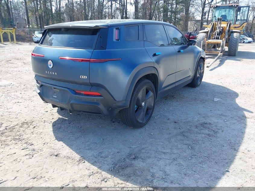 Vin: vcf1zbu28pg004106, lot: 44864354, fisker ocean one 20234