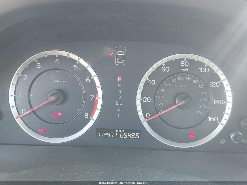 2011 Honda Accord 3.5 Ex-L VIN: 1HGCP3F81BA023566 Lot: 44368001