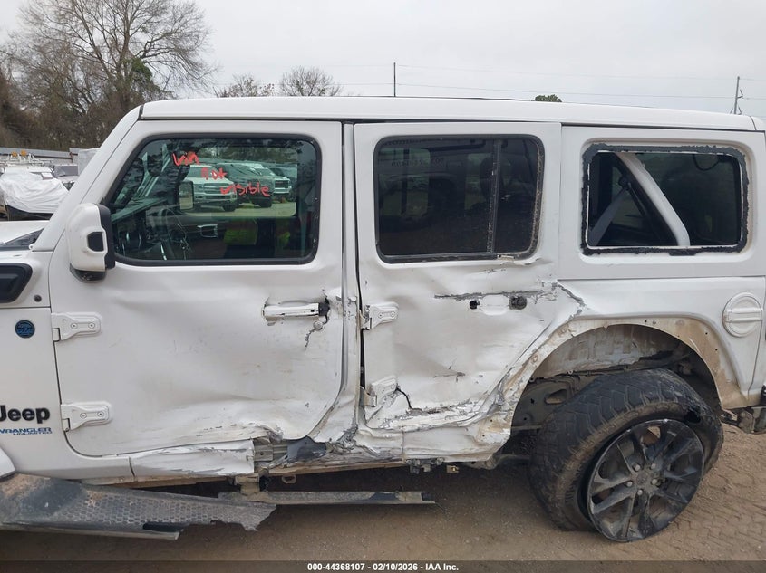 2021 Jeep Wrangler 4Xe Unlimited High Altitude 4X4 VIN: 1C4JJXP64MW788241 Lot: 44368107