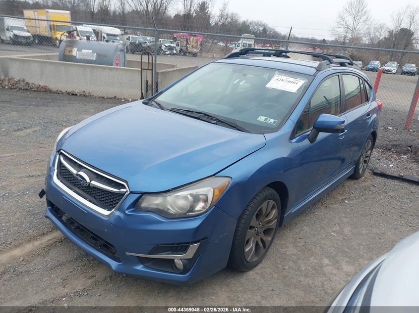 Vin: jf1gpat66fh262671, lot: 44865535, subaru impreza 2.0i sport premium 20152