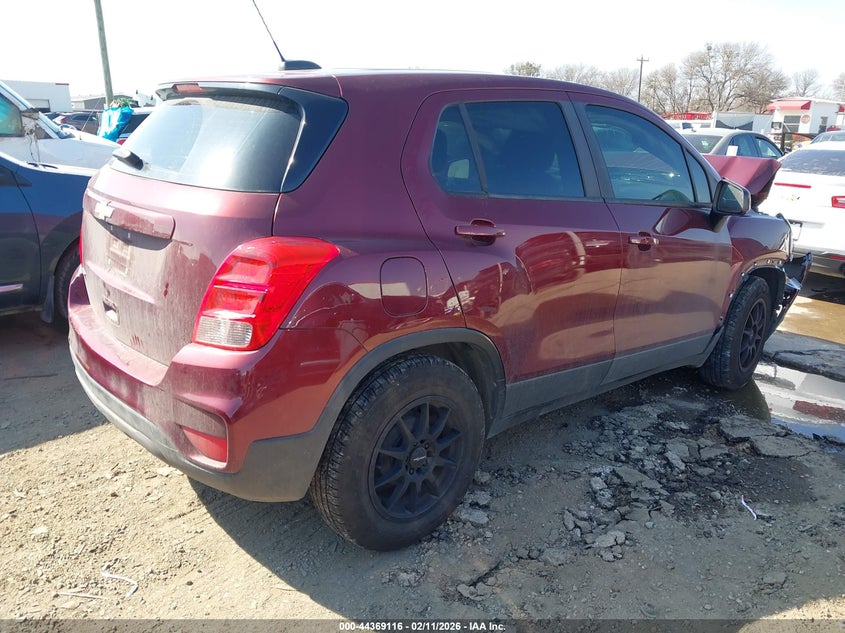 Vin: 3gncjksb2hl132977, lot: 44865603, chevrolet trax ls 20174