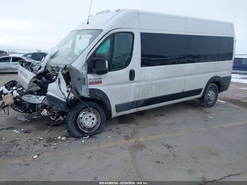 Vin: 3c6trvpg5le149798, lot: 44865641, ram promaster window van high roof 20202