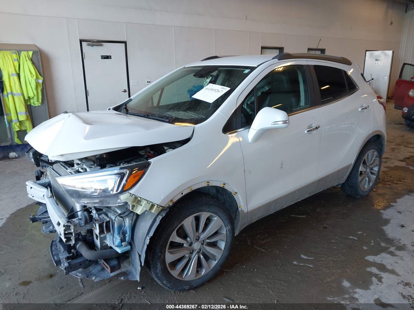 Vin: kl4cjasbxhb108084, lot: 44865754, buick encore preferred 20172