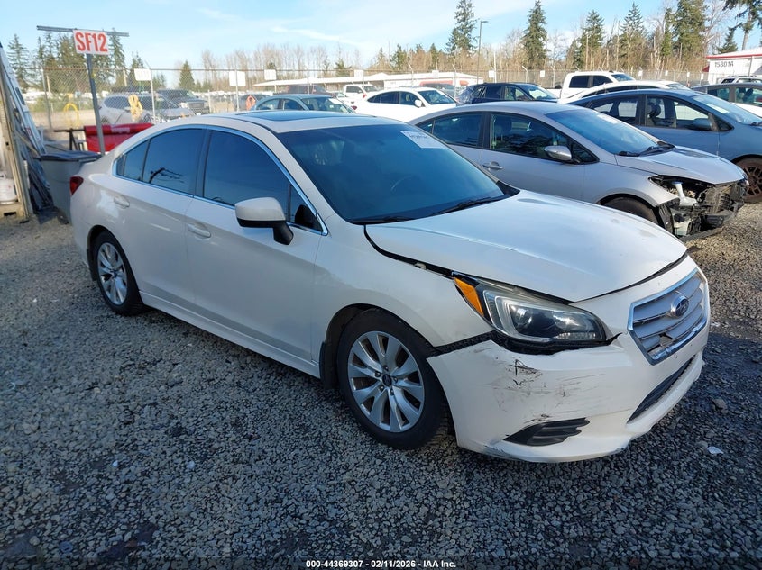2016 Subaru Legacy 2.5I Premium