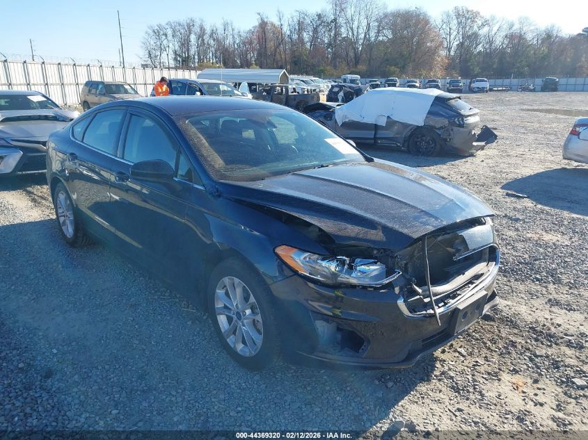 2020 Ford Fusion Se VIN: 3FA6P0HD5LR170054 Lot: 44369320