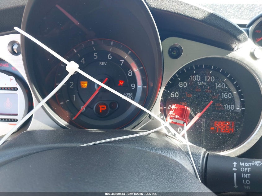 2011 Nissan 370Z VIN: JN1AZ4EH6BM554934 Lot: 44369534