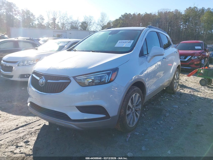 Vin: kl4cjasb7lb049018, lot: 44866035, buick encore fwd preferred 20202