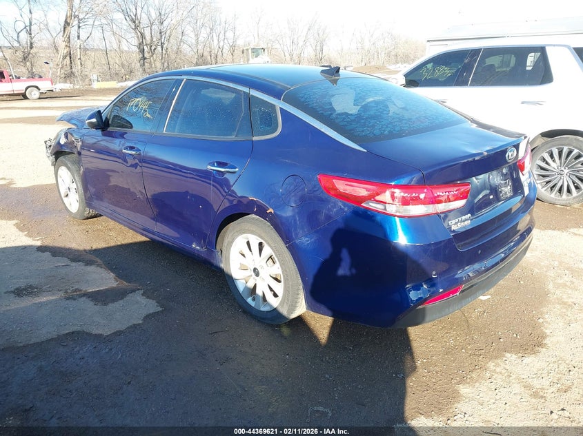Vin: 5xxgu4l34gg096255, lot: 44866109, kia optima ex 20163