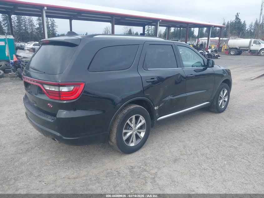 Vin: 1c4rdjdg0gc315401, lot: 44866413, dodge durango limited 20164