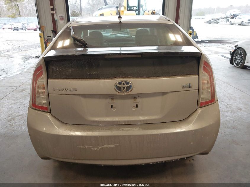 2012 Toyota Prius Two VIN: JTDKN3DU0C1538513 Lot: 44370019