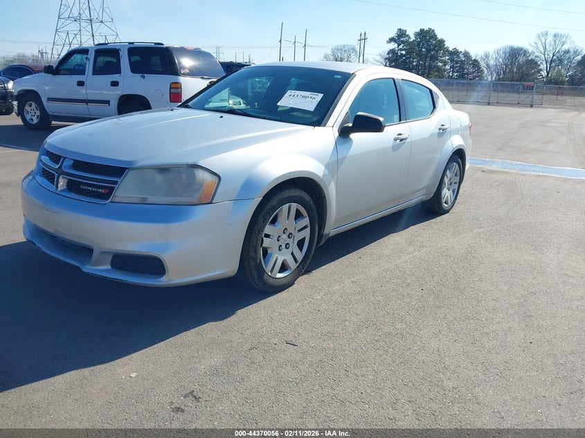 1C3CDZAB4CN224518 2012 Dodge Avenger 2.4 Se silver