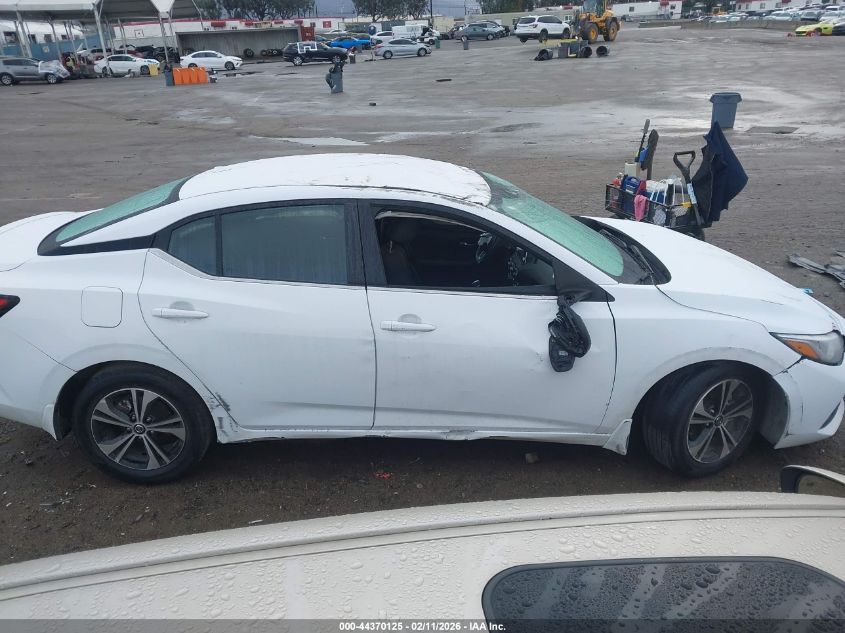 2022 Nissan Sentra Sv Xtronic Cvt VIN: 3N1AB8CV1NY275073 Lot: 44370125