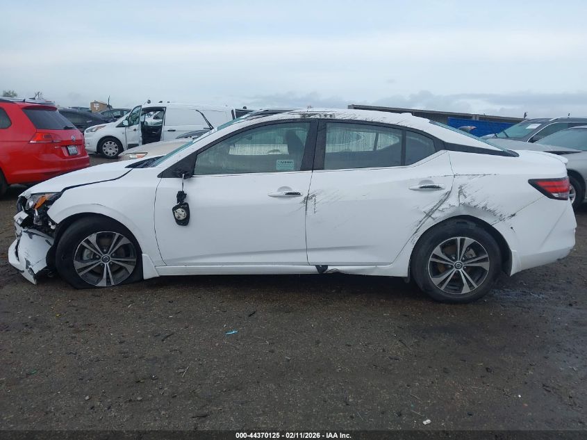 2022 Nissan Sentra Sv Xtronic Cvt VIN: 3N1AB8CV1NY275073 Lot: 44370125