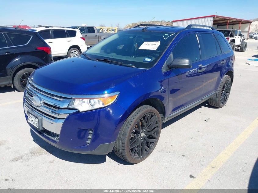 Vin: 2fmdk3gcxdbc21487, lot: 44867094, ford edge se 20132