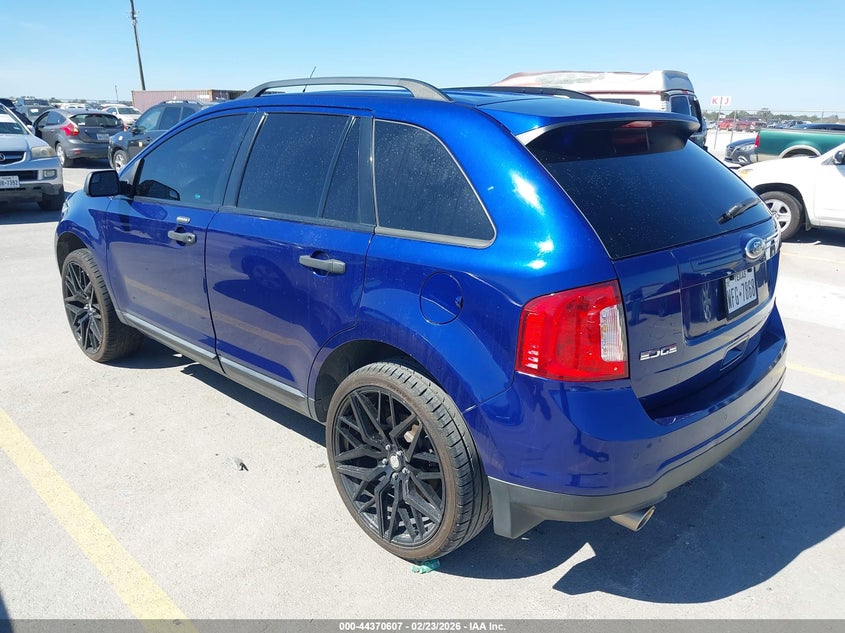 Vin: 2fmdk3gcxdbc21487, lot: 44867094, ford edge se 20133