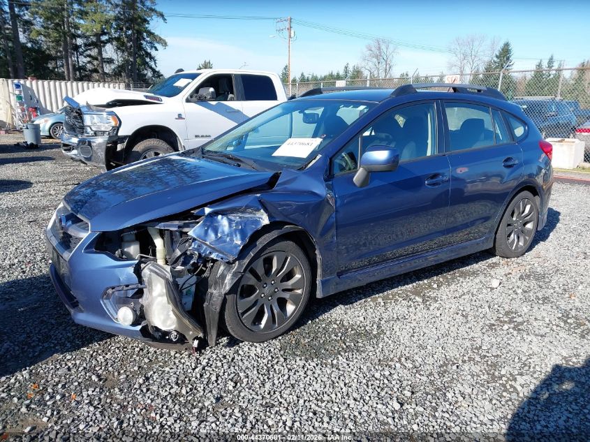 2012 Subaru Impreza 2.0I Sport Premium