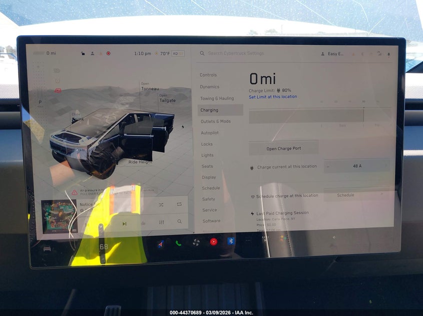 2025 Tesla Cybertruck All-Wheel Drive VIN: 7G2CEHED3SA073483 Lot: 44370689