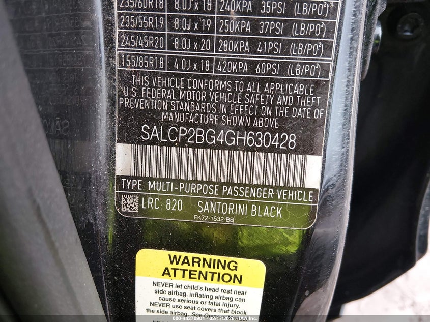 2016 Land Rover Discovery Sport Se VIN: SALCP2BG4GH630428 Lot: 44370901