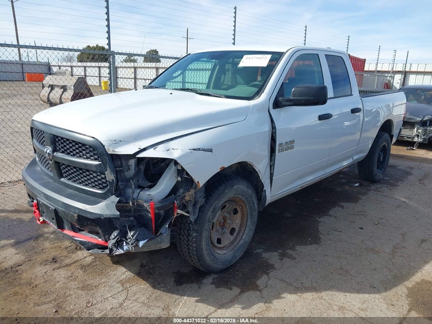 Vin: 1c6rr7fg7hs544397, lot: 44867509, ram 1500 tradesman  4x4 6'4 box 20172