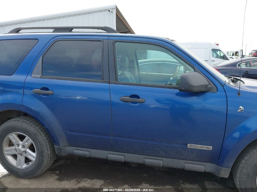 2008 Ford Escape Hybrid VIN: 1FMCU49H48KA21849 Lot: 44371383