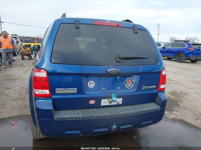 2008 Ford Escape Hybrid VIN: 1FMCU49H48KA21849 Lot: 44371383