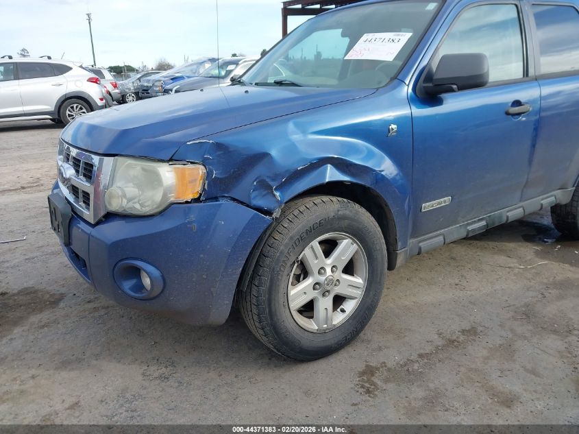 2008 Ford Escape Hybrid VIN: 1FMCU49H48KA21849 Lot: 44371383