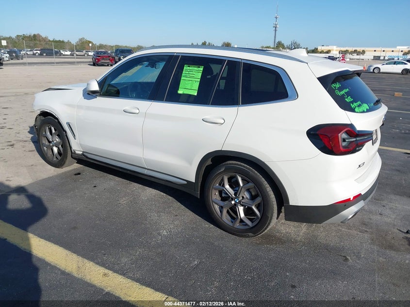 2022 BMW X3 Sdrive30I