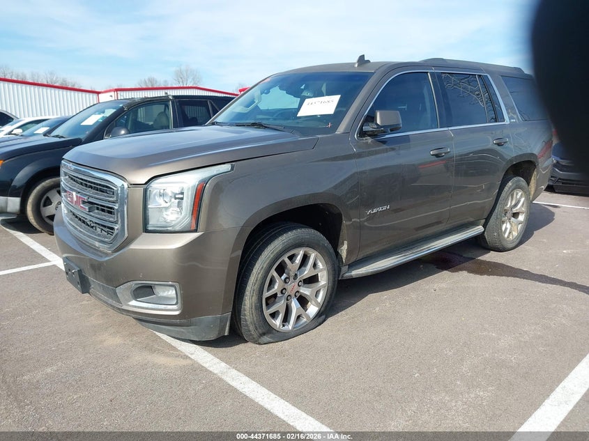Vin: 1gks1bkc8fr542531, lot: 44868172, gmc yukon slt 20152