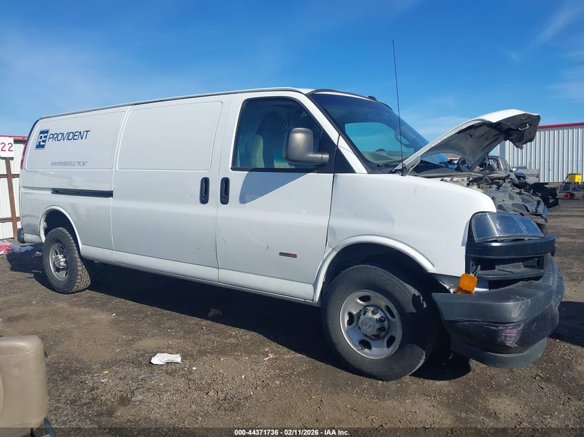 2021 Chevrolet Express Cargo Rwd 2500 Extended Wheelbase Wt VIN: 1GCWGBF10M1205531 Lot: 44371736