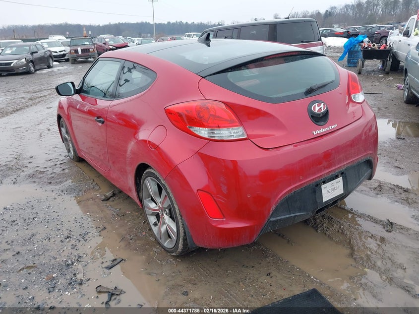 2012 Hyundai Veloster Base W/Red/Black