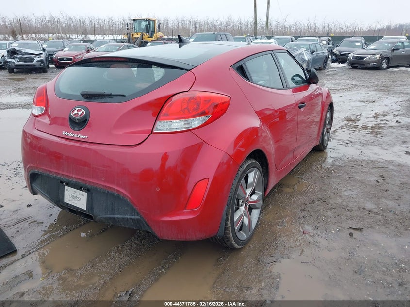 2012 Hyundai Veloster Base W/Red/Black