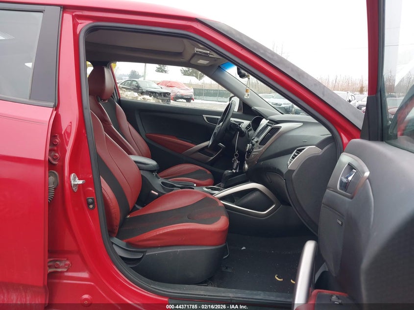 2012 Hyundai Veloster Base W/Red/Black