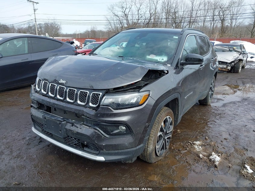 2024 Jeep Compass 2.0 Limited 4X4 grey Lot 111044371810 Vin 3C4NJDCN0RT583347