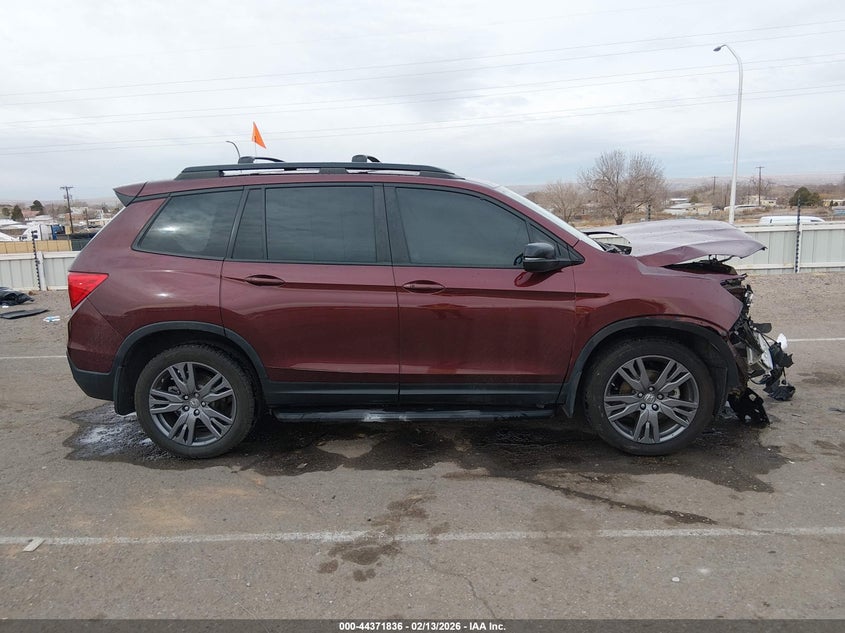 2021 Honda Passport Awd Ex-L VIN: 5FNYF8H56MB041935 Lot: 44371836