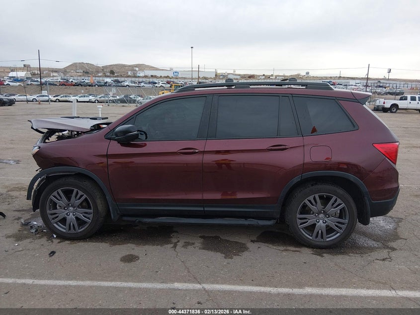2021 Honda Passport Awd Ex-L VIN: 5FNYF8H56MB041935 Lot: 44371836