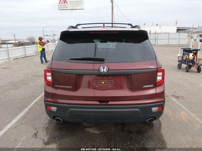 2021 Honda Passport Awd Ex-L VIN: 5FNYF8H56MB041935 Lot: 44371836