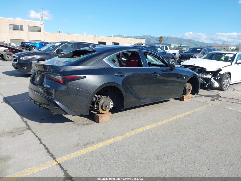 Vin: jthgz1b21n5049872, lot: 44868445, lexus is 350 f sport 20224