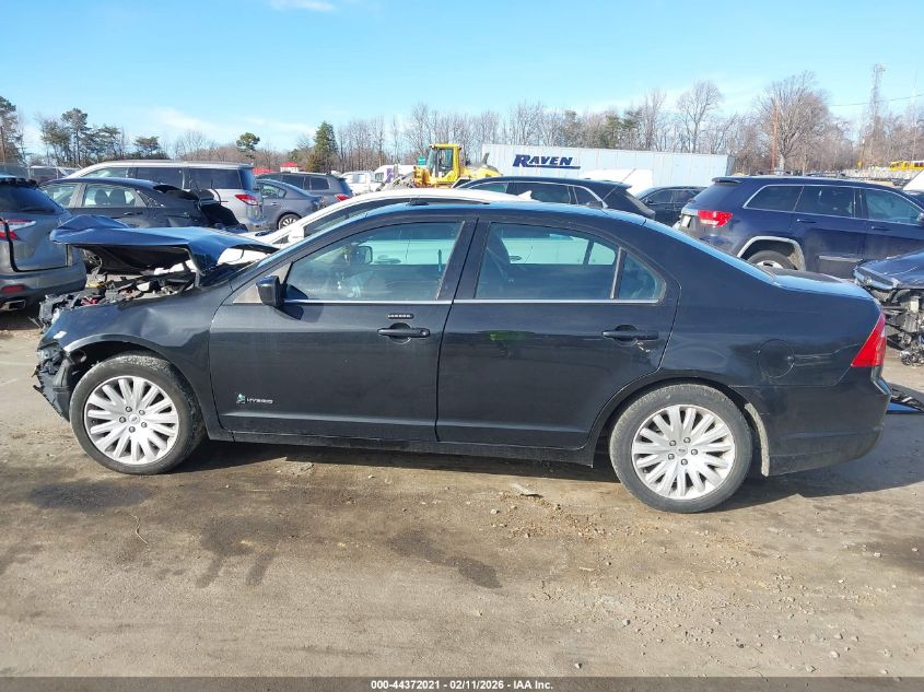 2010 Ford Fusion Hybrid VIN: 3FADP0L36AR388555 Lot: 44372021