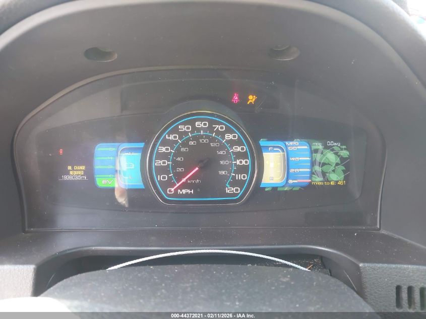 2010 Ford Fusion Hybrid VIN: 3FADP0L36AR388555 Lot: 44372021