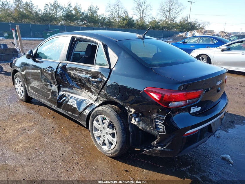2023 Kia Rio Lx VIN: 3KPA24AD8PE613783 Lot: 44372049