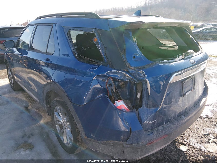 Vin: 1fmsk8dh1lgc77748, lot: 44868596, ford explorer xlt 20203