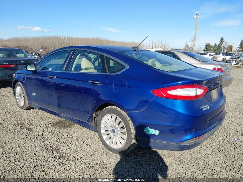 2016 Ford Fusion Energi Se Luxury