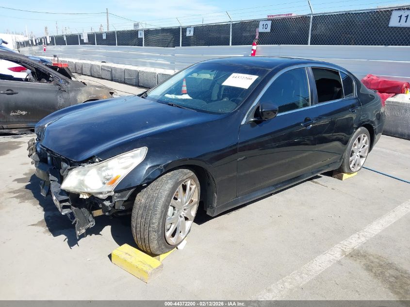 2009 Infiniti G37 Journey