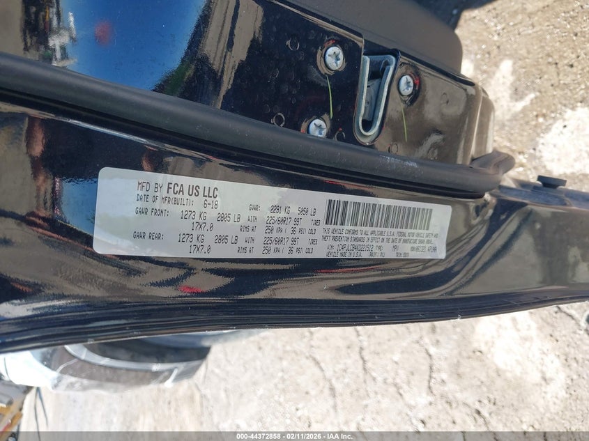 2019 Jeep Cherokee Latitude Fwd VIN: 1C4PJLCB4KD221512 Lot: 44372858