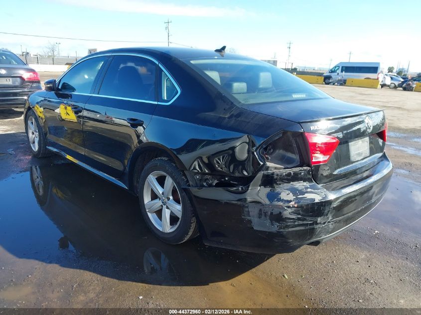 2012 Volkswagen Passat 2.5L Se