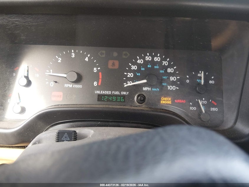 1997 Jeep Wrangler Se VIN: 1J4FY29P1VP427713 Lot: 44373126