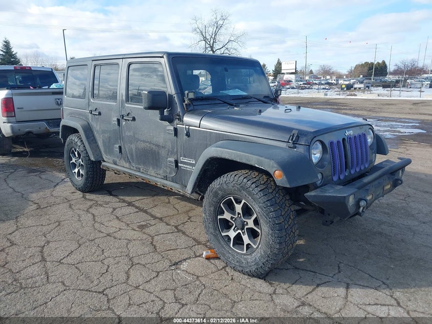 2017 JEEP WRANGLER UNLIMITED SPORT 4X4